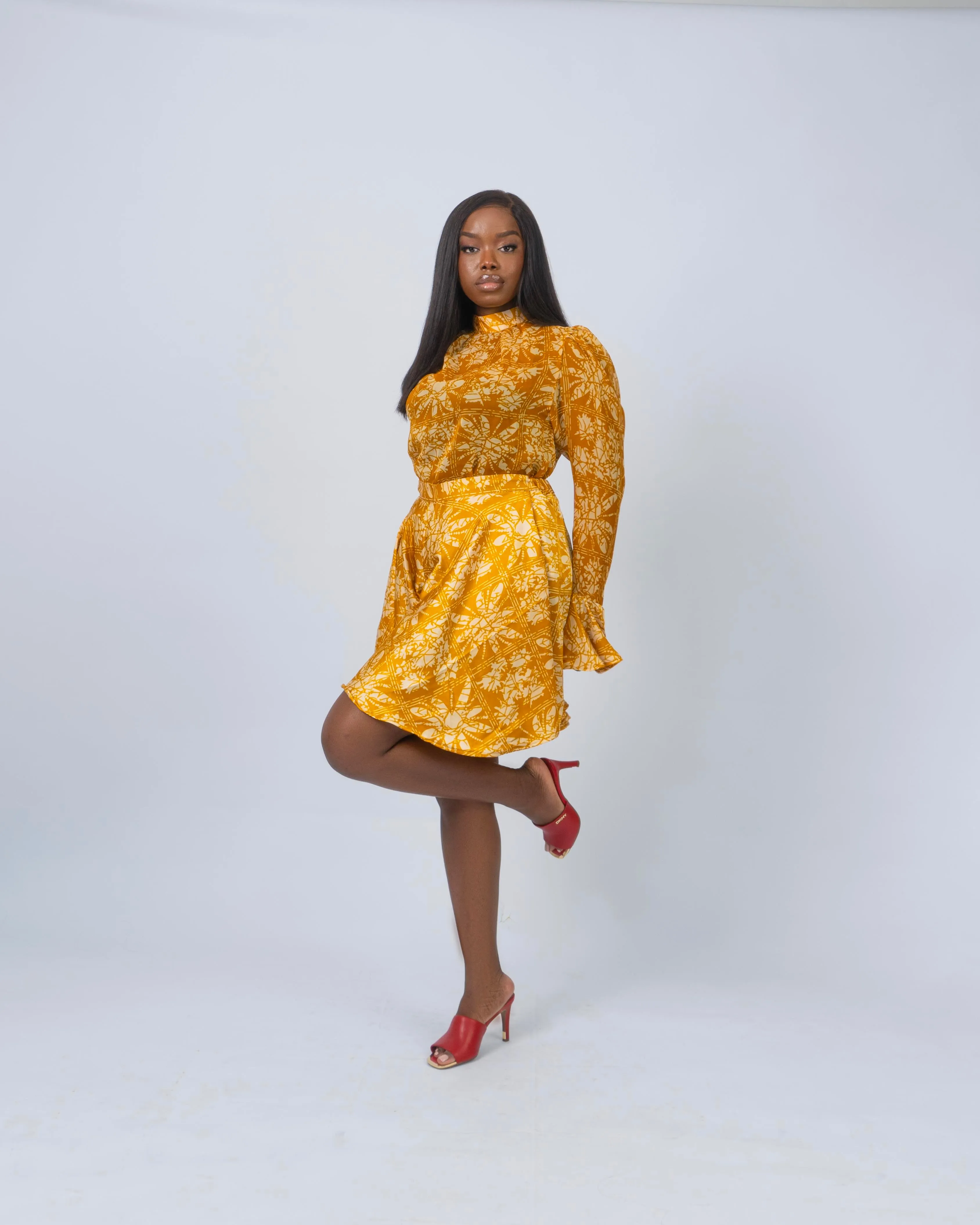 Silk Flare Short Sets