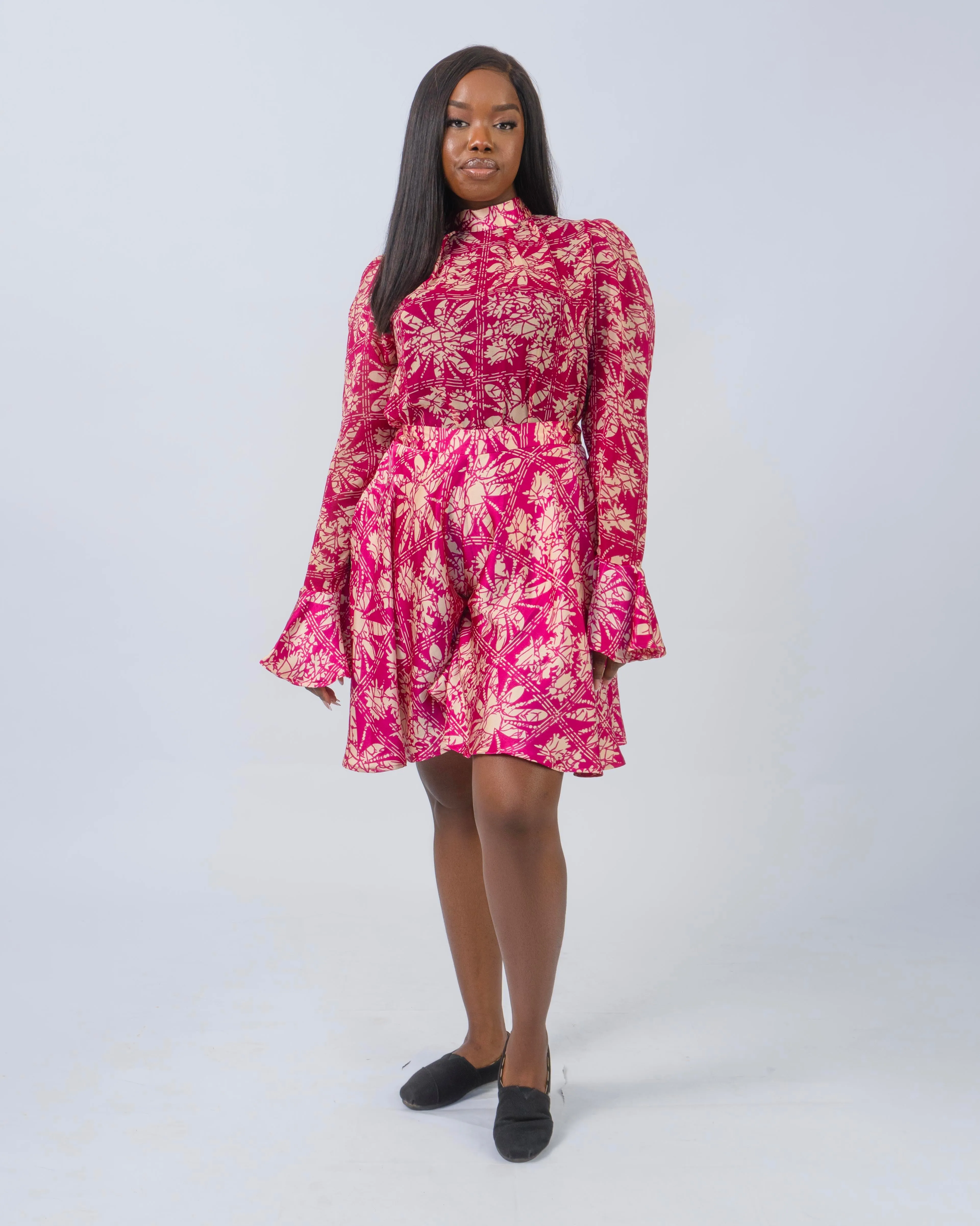Silk Flare Short Sets