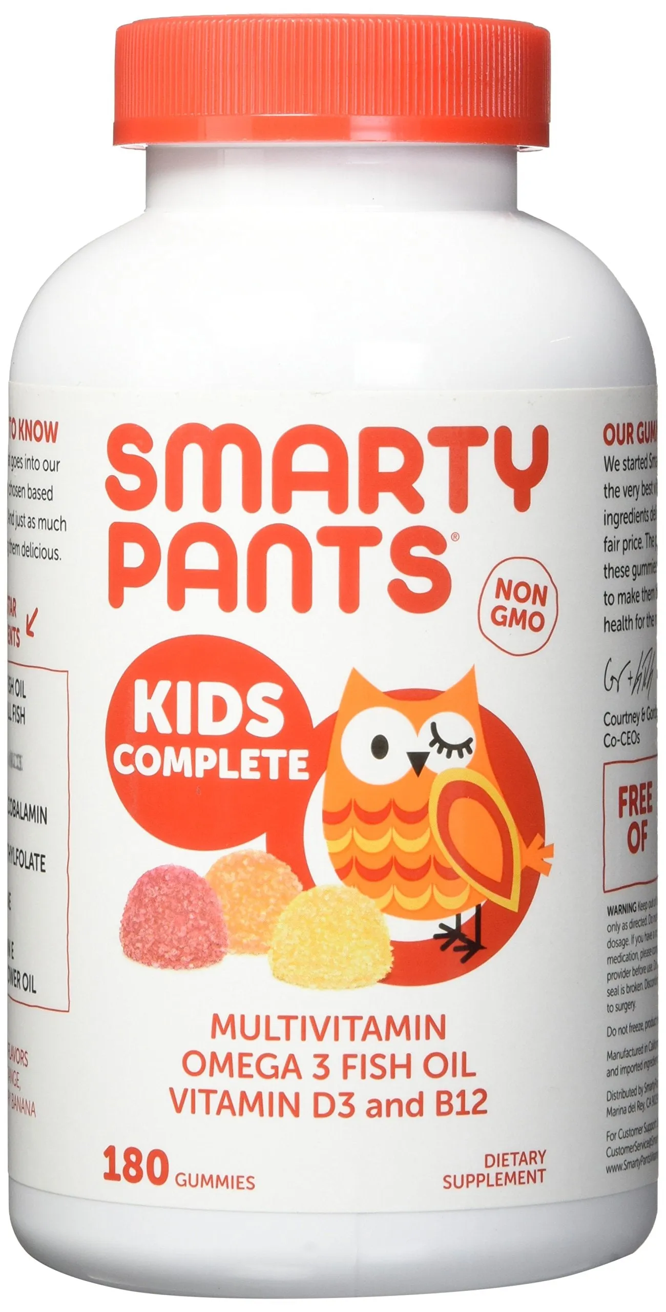 Smarty pantalones niños completo Multivitamínico, 180 gomitas (1)