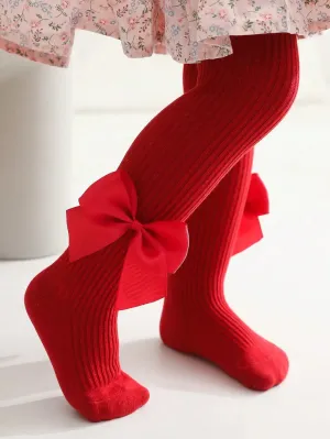 Solid Red Tights