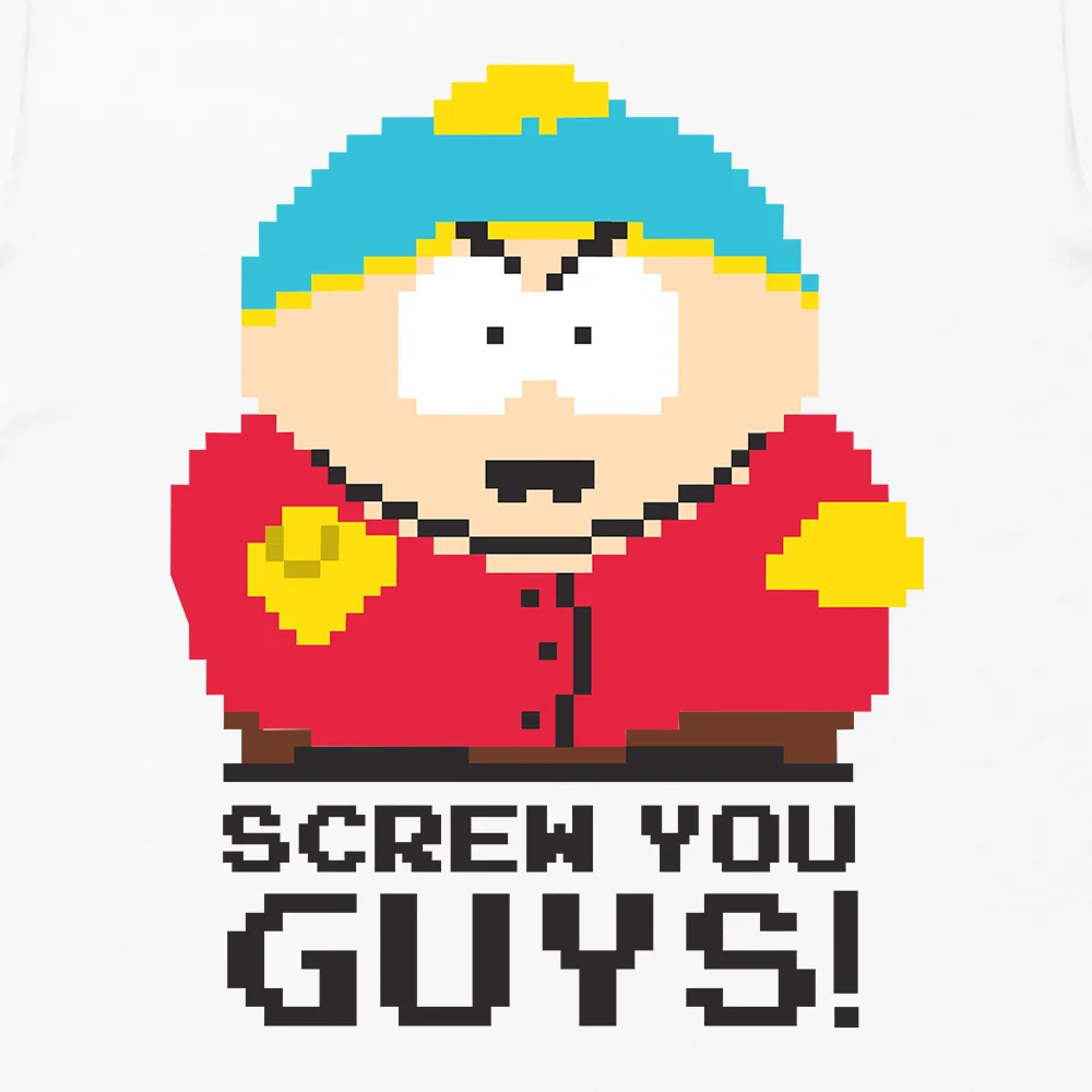 South Park 8-Bit Cartman Screw You Guys Short Sleeve T-Shirt