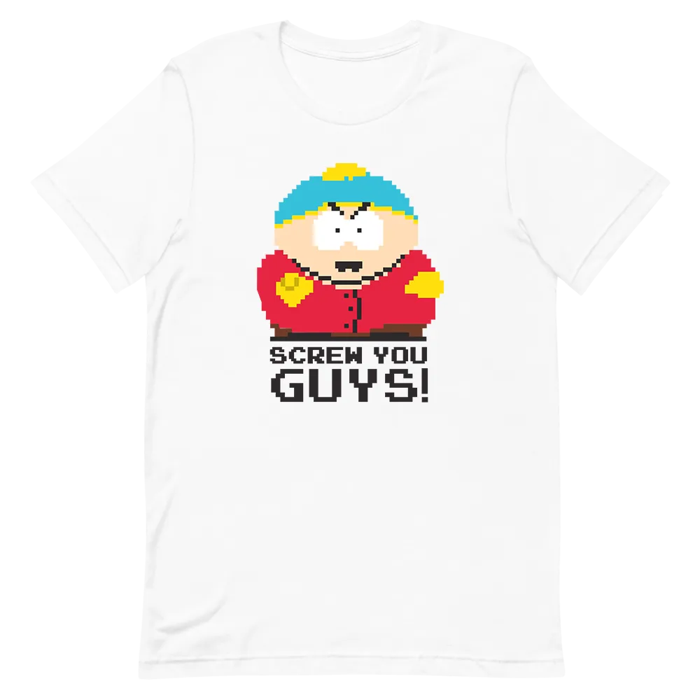 South Park 8-Bit Cartman Screw You Guys Short Sleeve T-Shirt