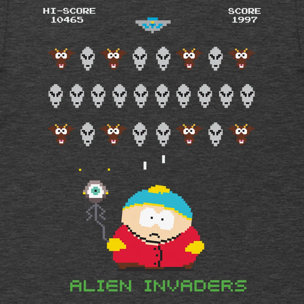 South Park Alien Invaders Adult Short Sleeve T-Shirt