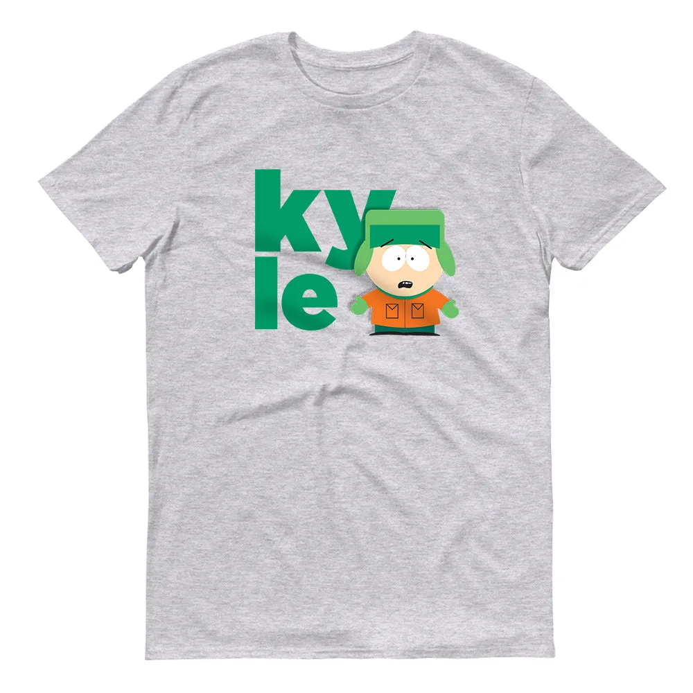 South Park Kyle Name Adult Short Sleeve T-Shirt