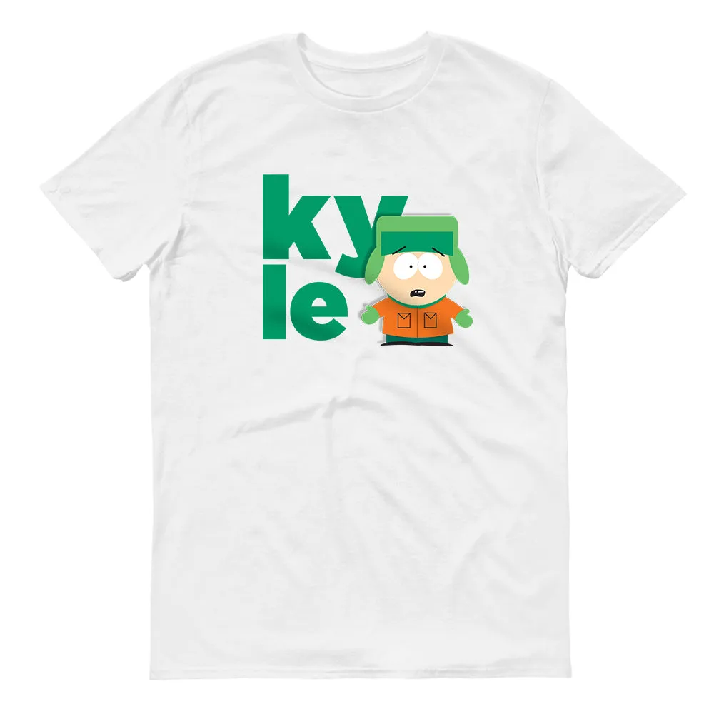 South Park Kyle Name Adult Short Sleeve T-Shirt