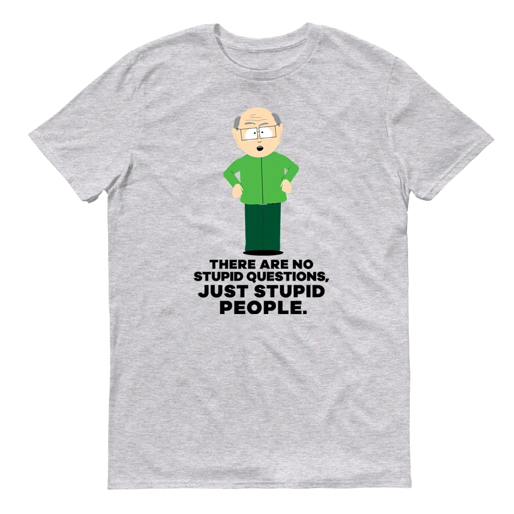 South Park Mr. Garrison Stupid People Adult Short Sleeve T-Shirt