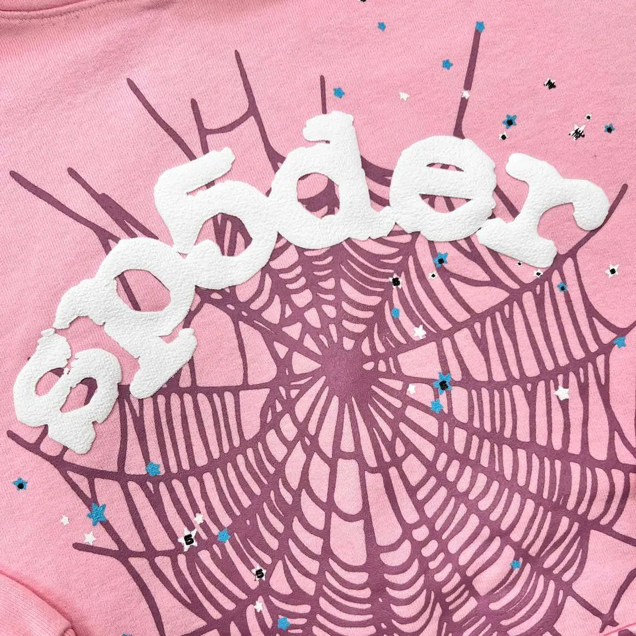 Sp5der Hoodie "WEB" Pink New Size L