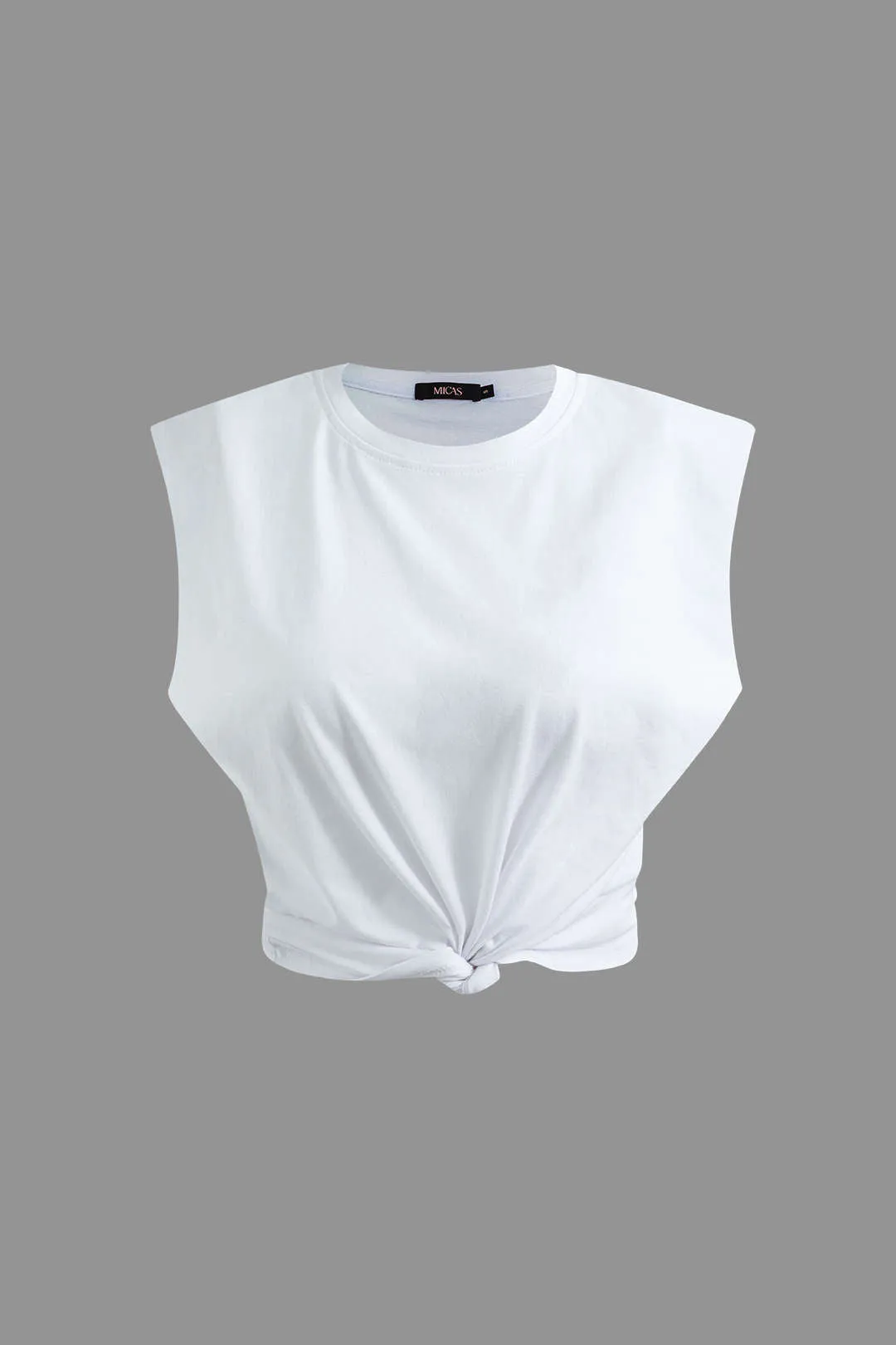 Stephanie - Basic Solid Woman's Sleeveless T shirt
