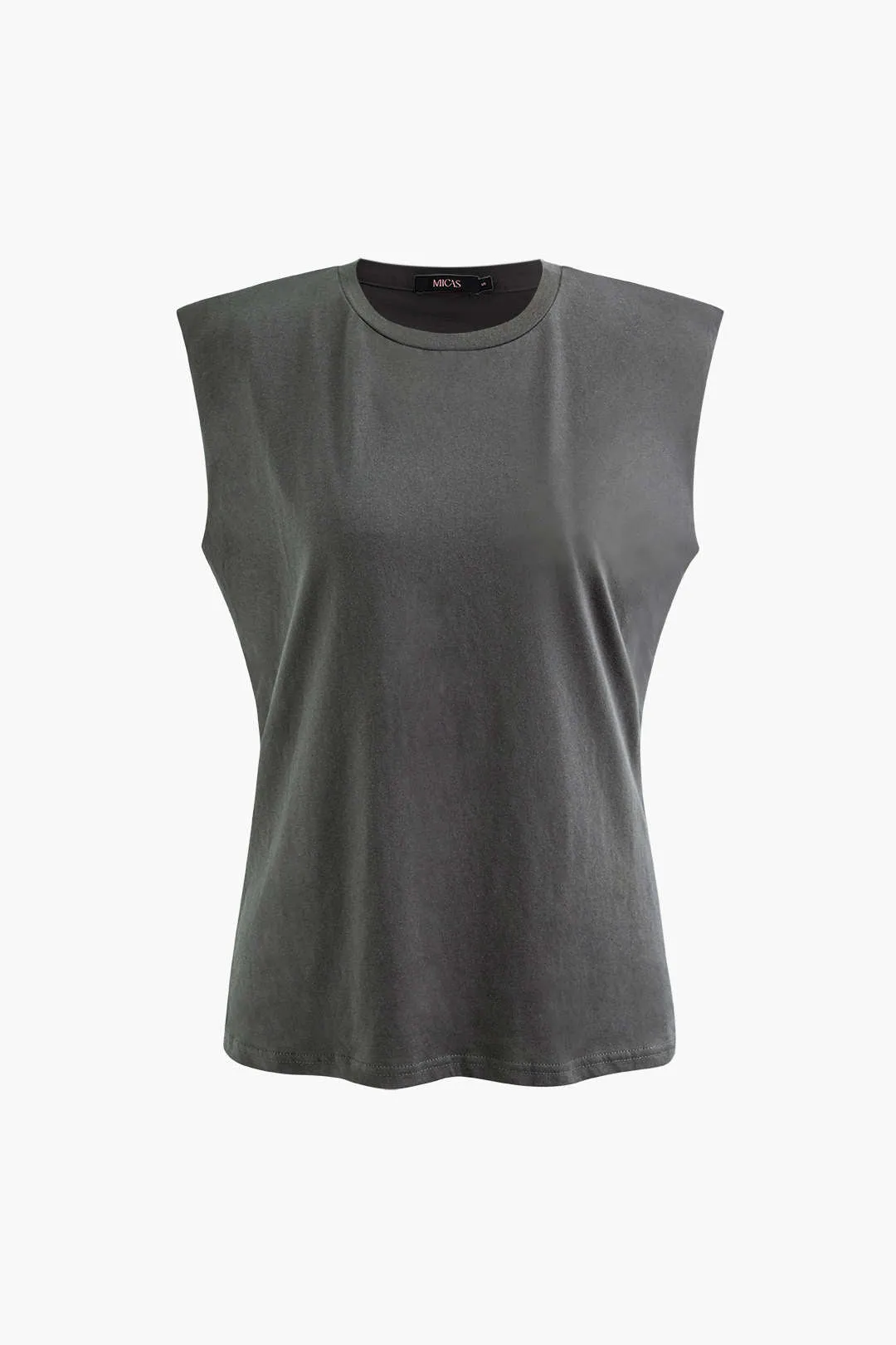 Stephanie - Basic Solid Woman's Sleeveless T shirt