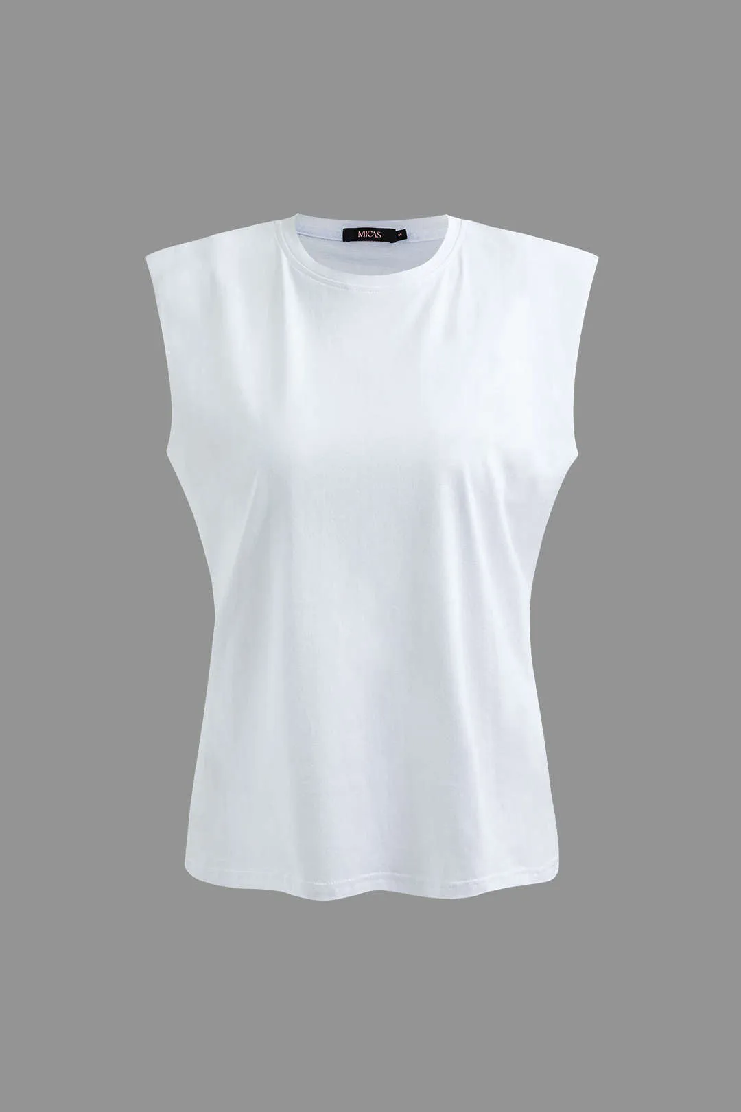 Stephanie - Basic Solid Woman's Sleeveless T shirt