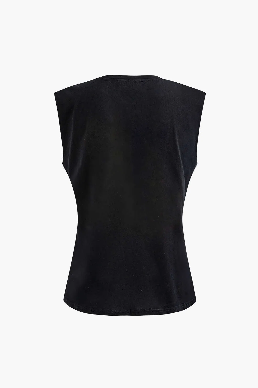 Stephanie - Basic Solid Woman's Sleeveless T shirt