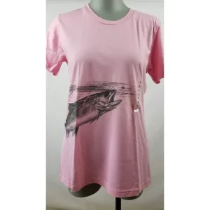Steve Whitlock Signature Women's Tone on Tone Freshwater Trout SS Slim Cut Shirts