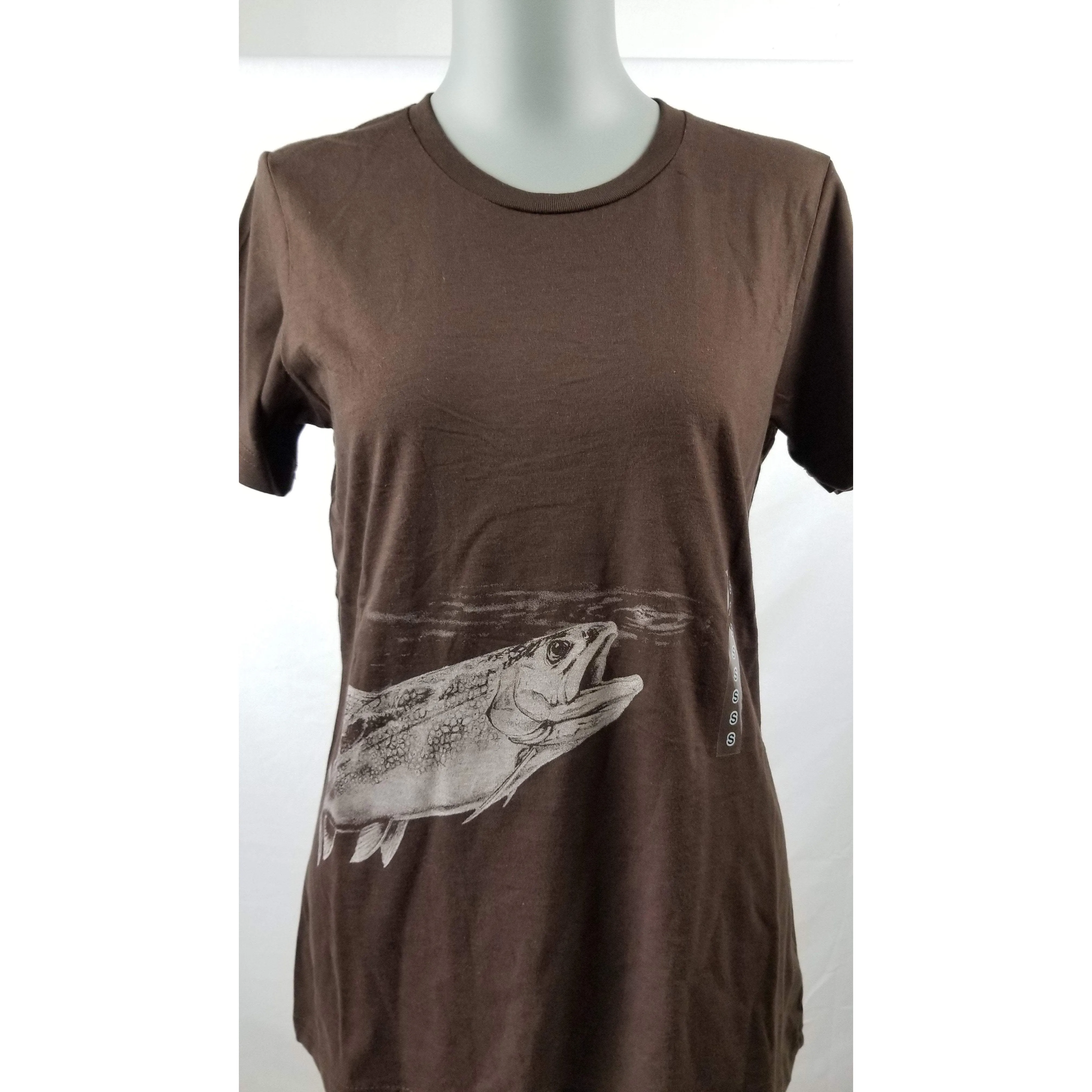 Steve Whitlock Signature Women's Tone on Tone Freshwater Trout SS Slim Cut Shirts