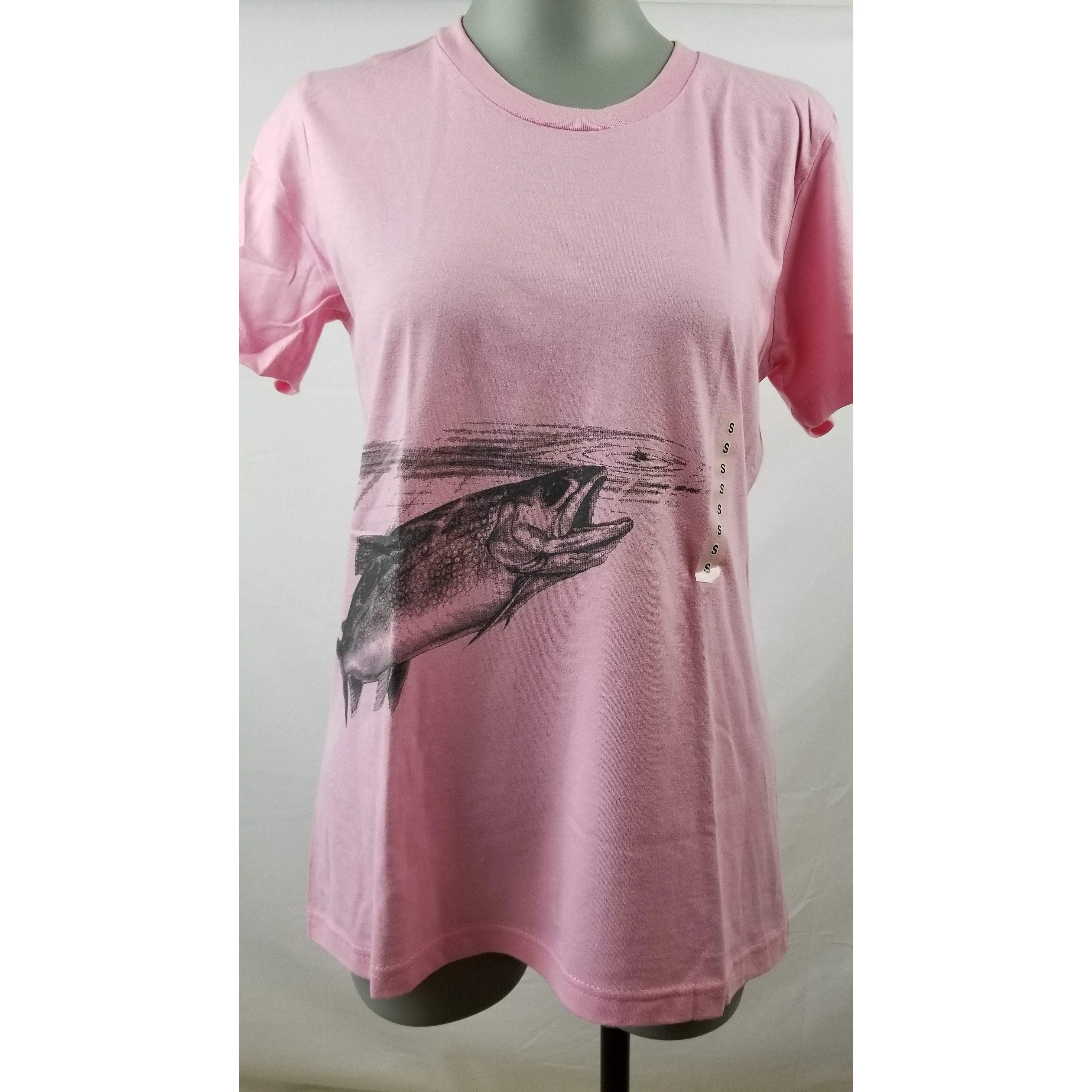 Steve Whitlock Signature Women's Tone on Tone Freshwater Trout SS Slim Cut Shirts