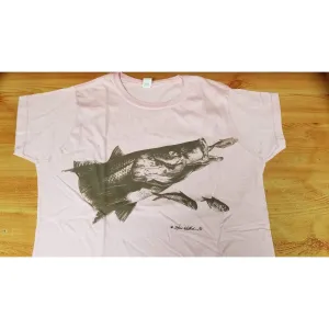 Steve Whitlock Signature Women's Tone on Tone Snook SS Slim Cut Shirts