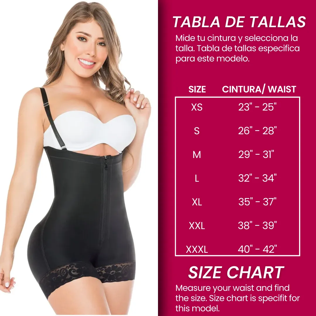 Strapless Short Faja Colombiana Moldeadora
