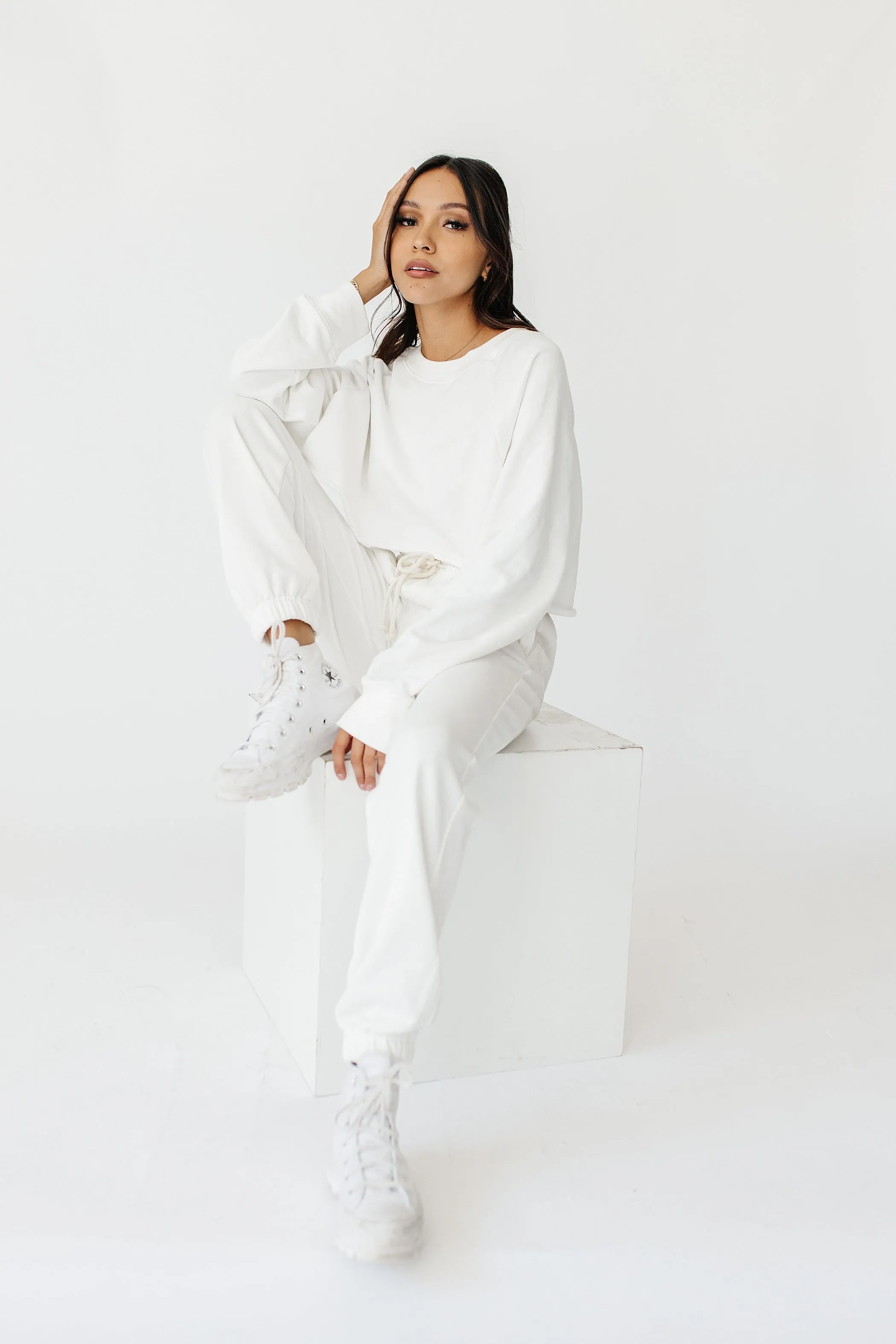 Sunday Brunch Pullover // White