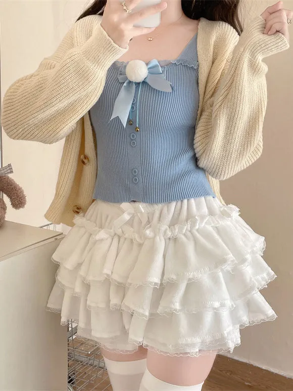 Sweet Lolita Bloomers Ruffles Lace Pink Lolita Shorts