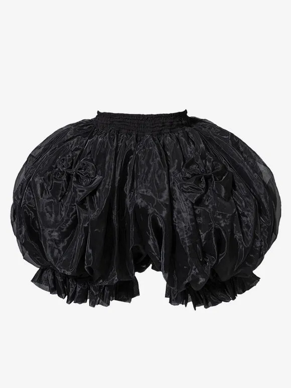 Sweet Lolita Petticoats Polyester Ruffles Bow White Lolita Underskirt