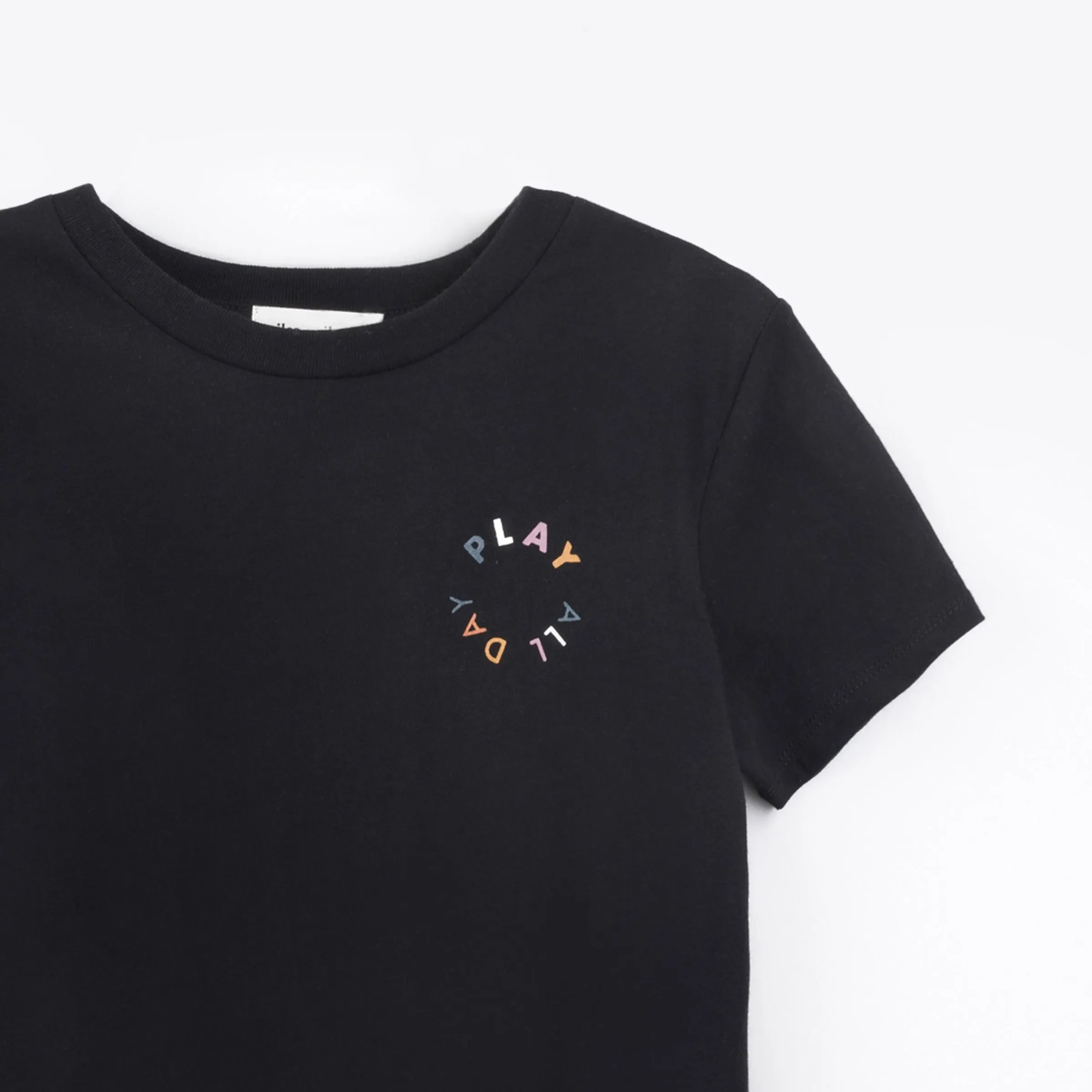 T-shirt « PLAY ALL DAY » noir