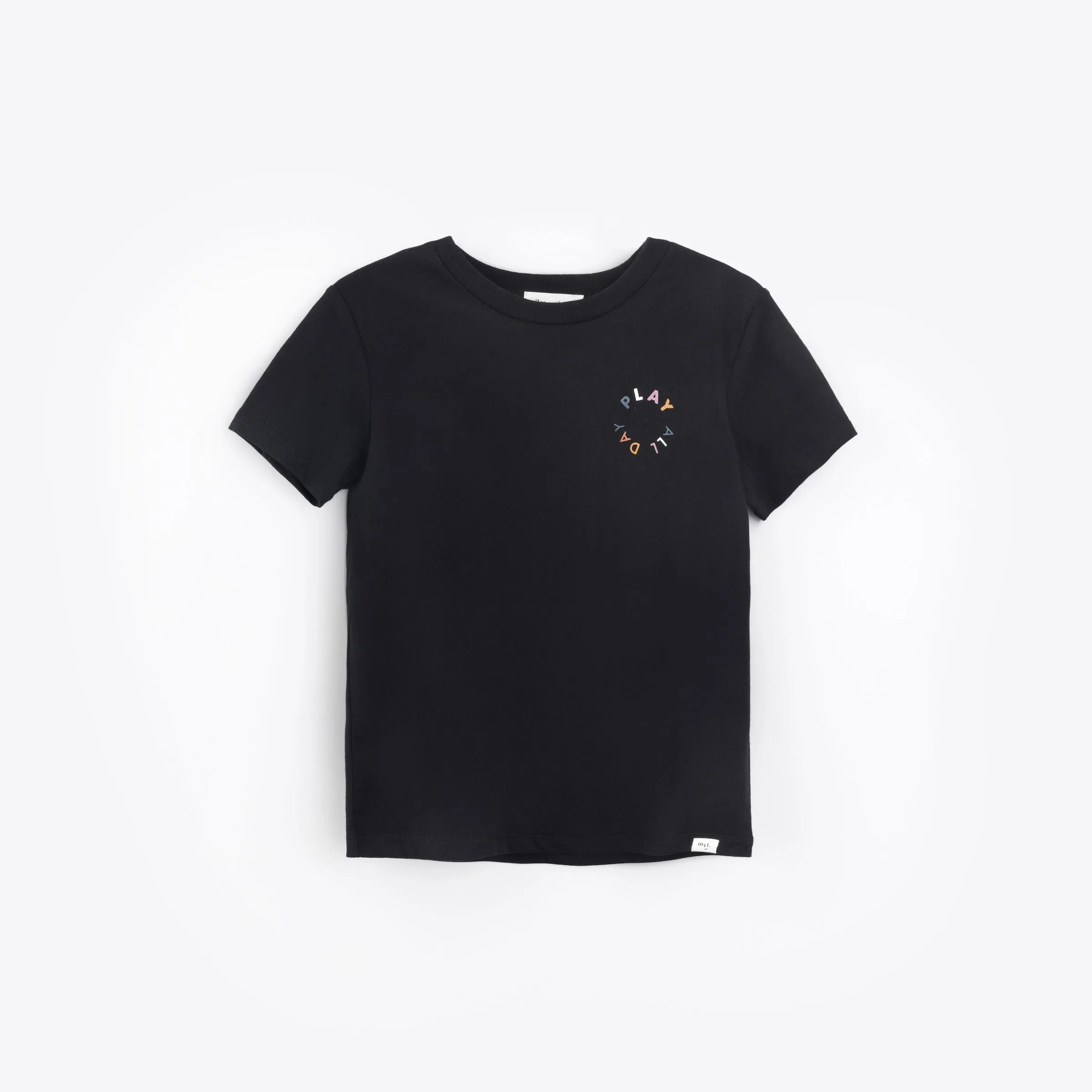 T-shirt « PLAY ALL DAY » noir