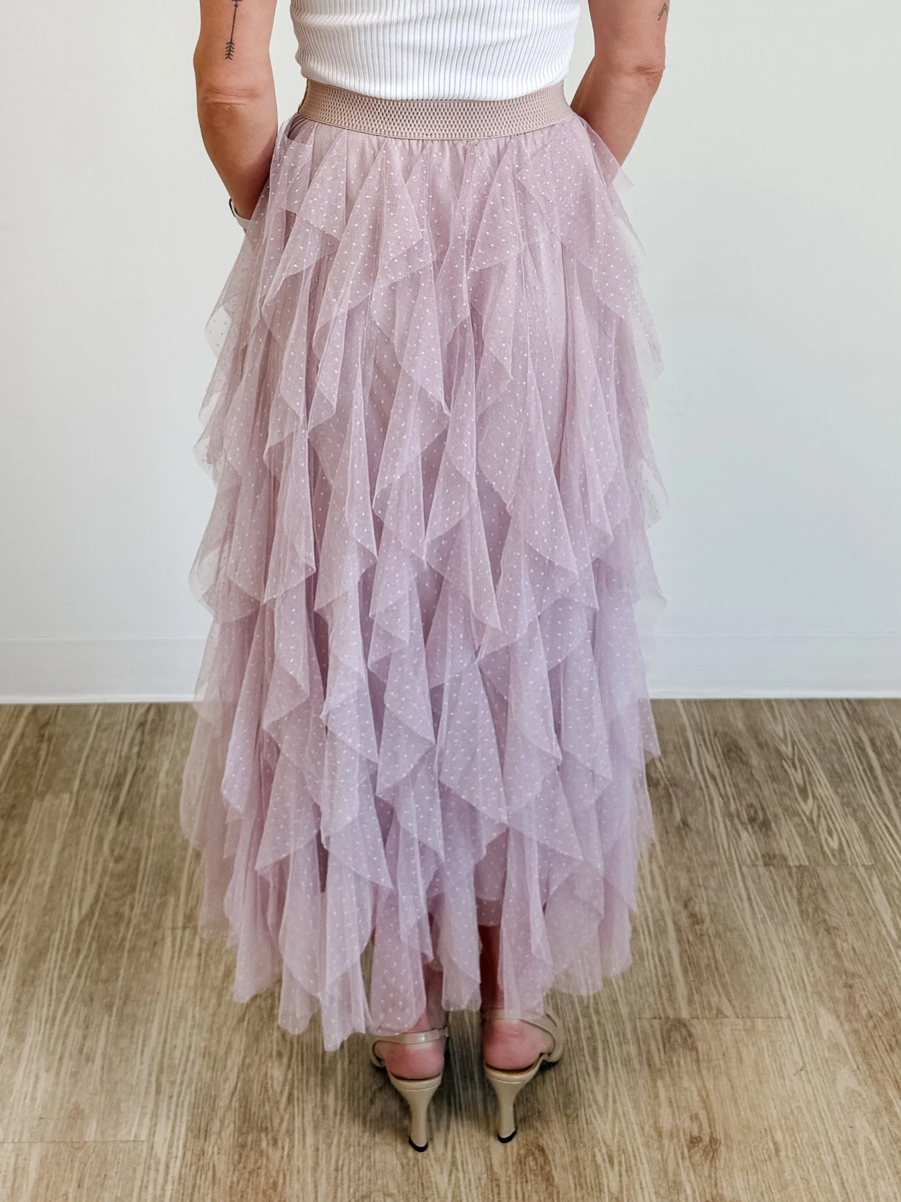 Taylor Tulle in Gentle Rose