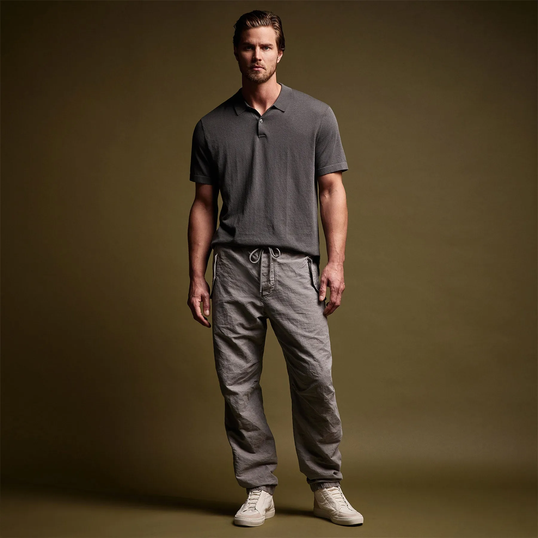 Textured Flight Pant - Silver Grey Pigment