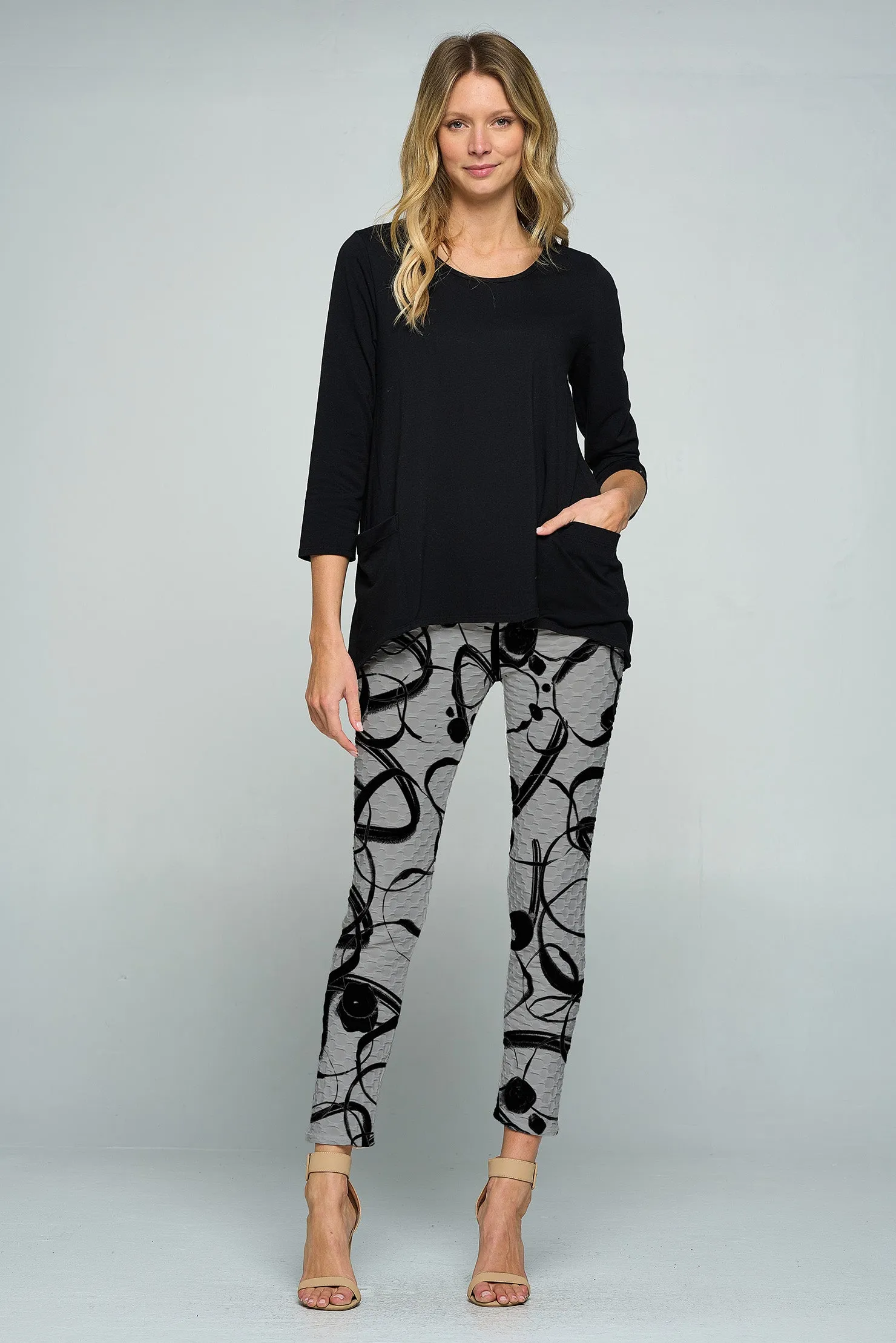 TIKI-GREY: 785 SLIM PANTS
