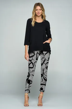 TIKI-GREY: 785 SLIM PANTS