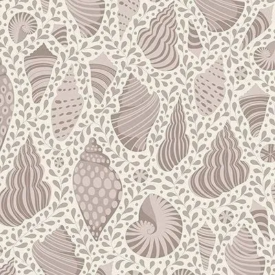 Tilda Cotton Beach - Basic Blender - Shells - Grey
