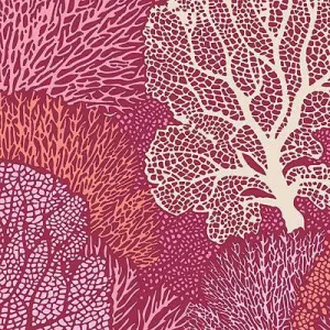 Tilda Cotton Beach - Coral Reef - Coral