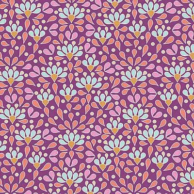 Tilda Cotton Beach - Sea Anemone - Lilac