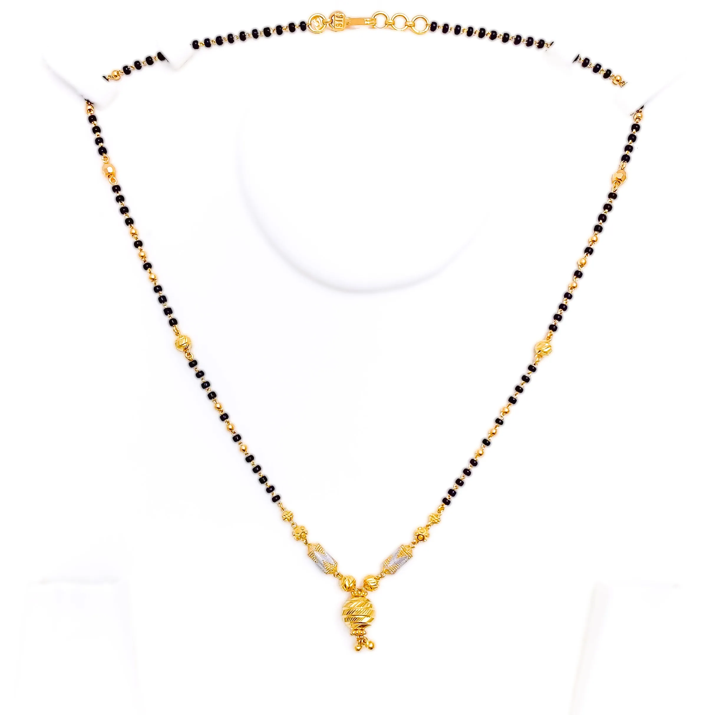 Trendy Distinct Dual Tone 22k Gold Mangal Sutra