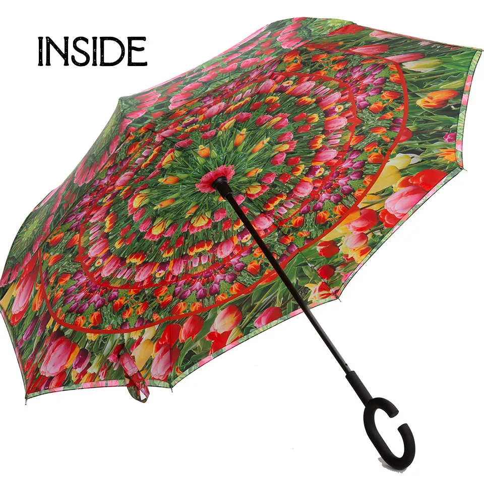 Tulips Reverse Umbrella