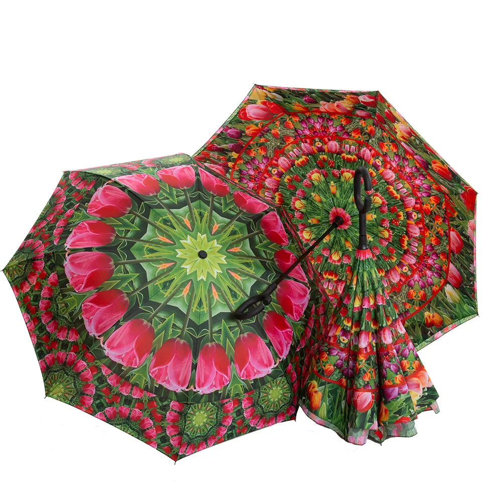 Tulips Reverse Umbrella