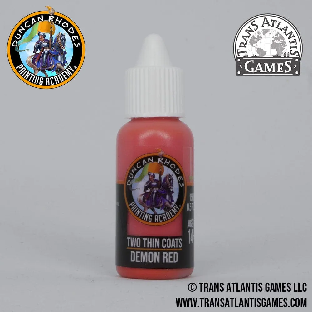 Two Thin Coats by Duncan Rhodes - Demon Red