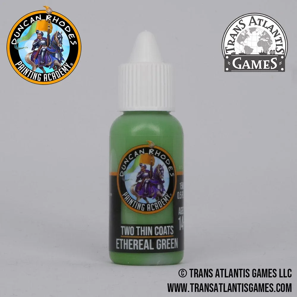 Two Thin Coats by Duncan Rhodes - Ethereal Green