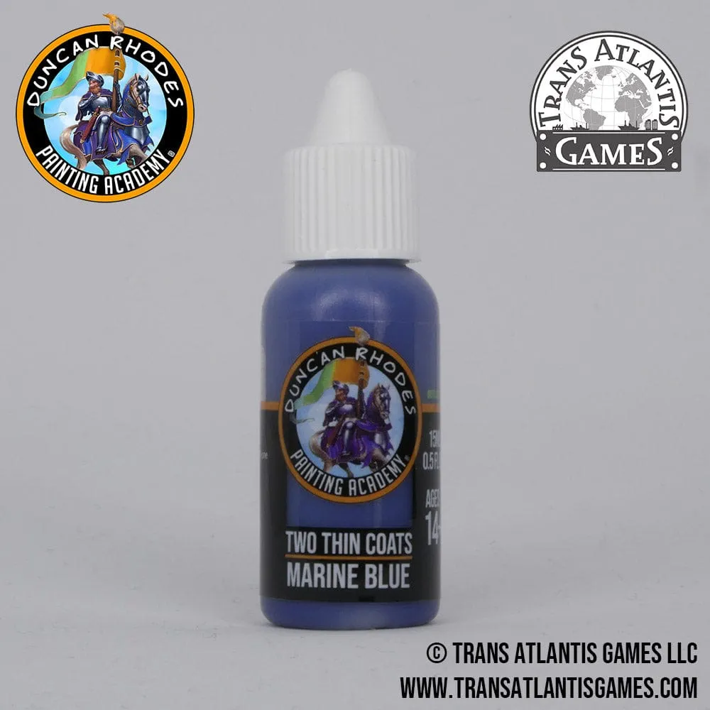 Two Thin Coats by Duncan Rhodes - Marine Blue