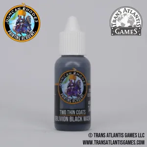 Two Thin Coats by Duncan Rhodes - Oblivion Black Wash
