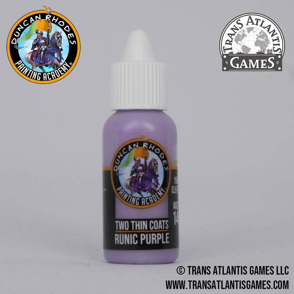 Two Thin Coats by Duncan Rhodes - Runic Purple