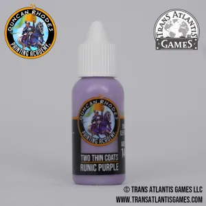 Two Thin Coats by Duncan Rhodes - Runic Purple