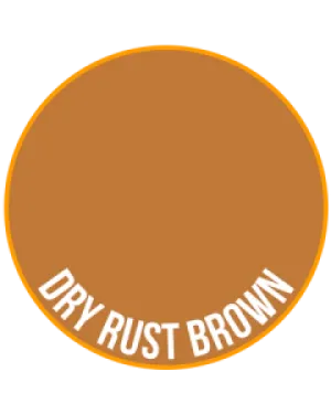 Two Thin Coats: Dry Rust Brown