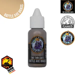 Two Thin Coats: Metallic – Battle Axe Brass 15ml