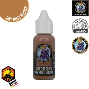 Two Thin Coats: Midtone – Dry Rust Brown 15ml