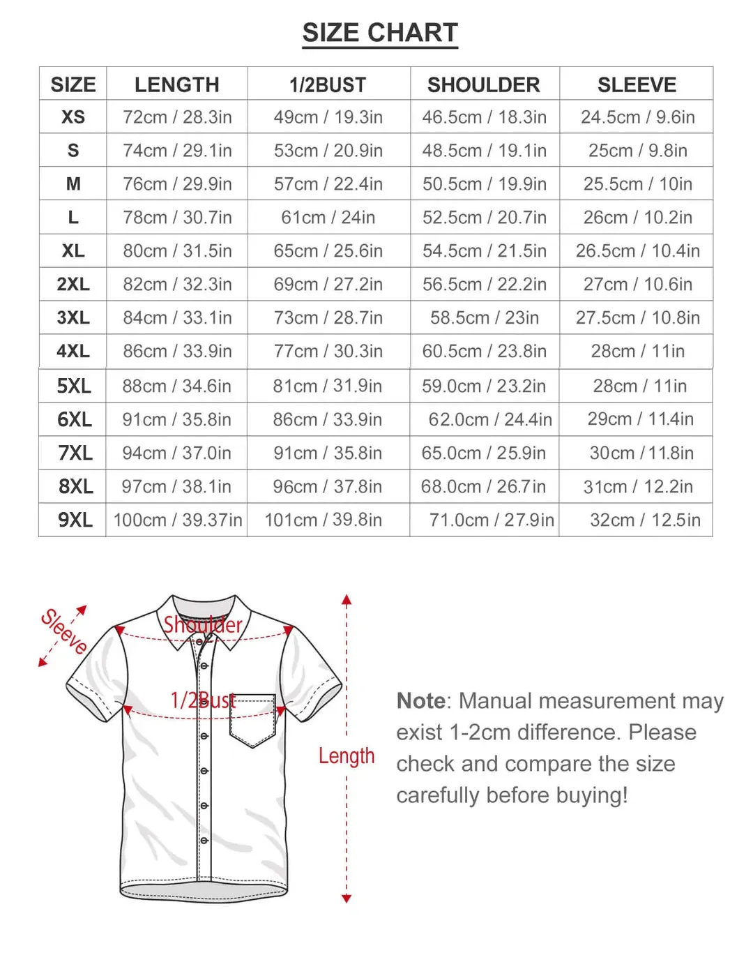 Valentine's Day Heart Gradient 3D Digital Print Short Sleeve Shirt