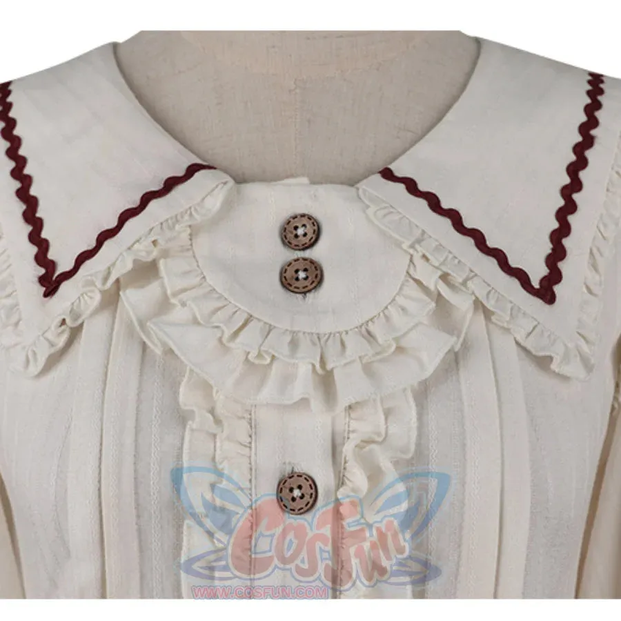 Vintage Detective Style Lolita Jumper Skirt Sets S22589
