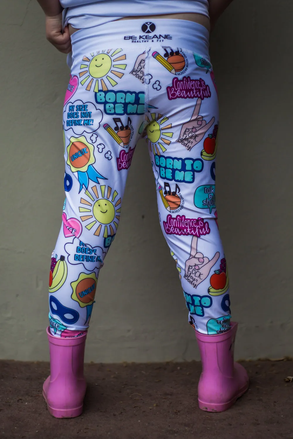 White Embrace Kid's Leggings