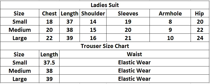Women's 2Pcs Printed Suit Color Light-Green