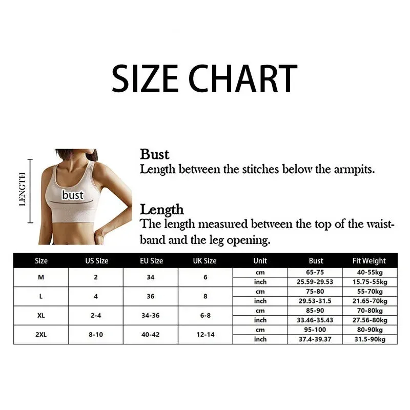 Women's Push-Up Seamless Sports Bra - Beauty Back Fitness Crop Tank Top with Buckle
