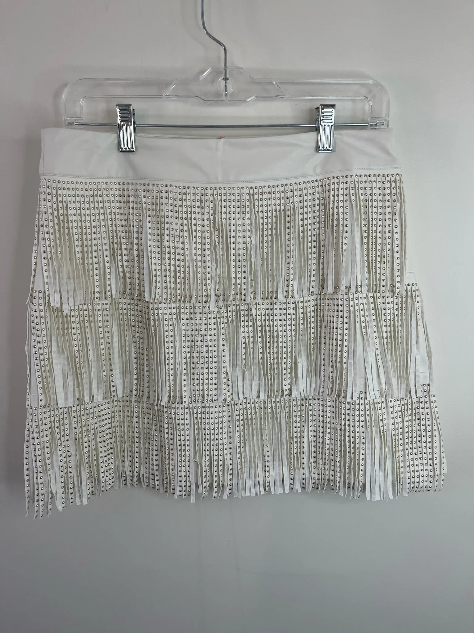 Womens Size Lg Misses White BLUE B NWT Skirt